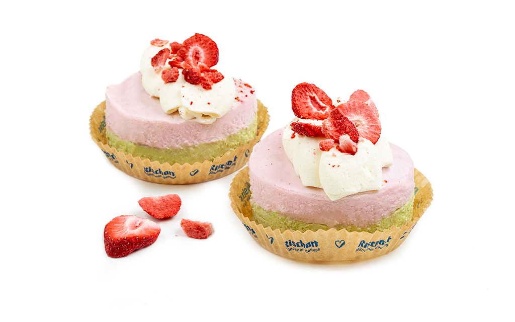 Neu: Matcha-Erdbeer-Törtchen